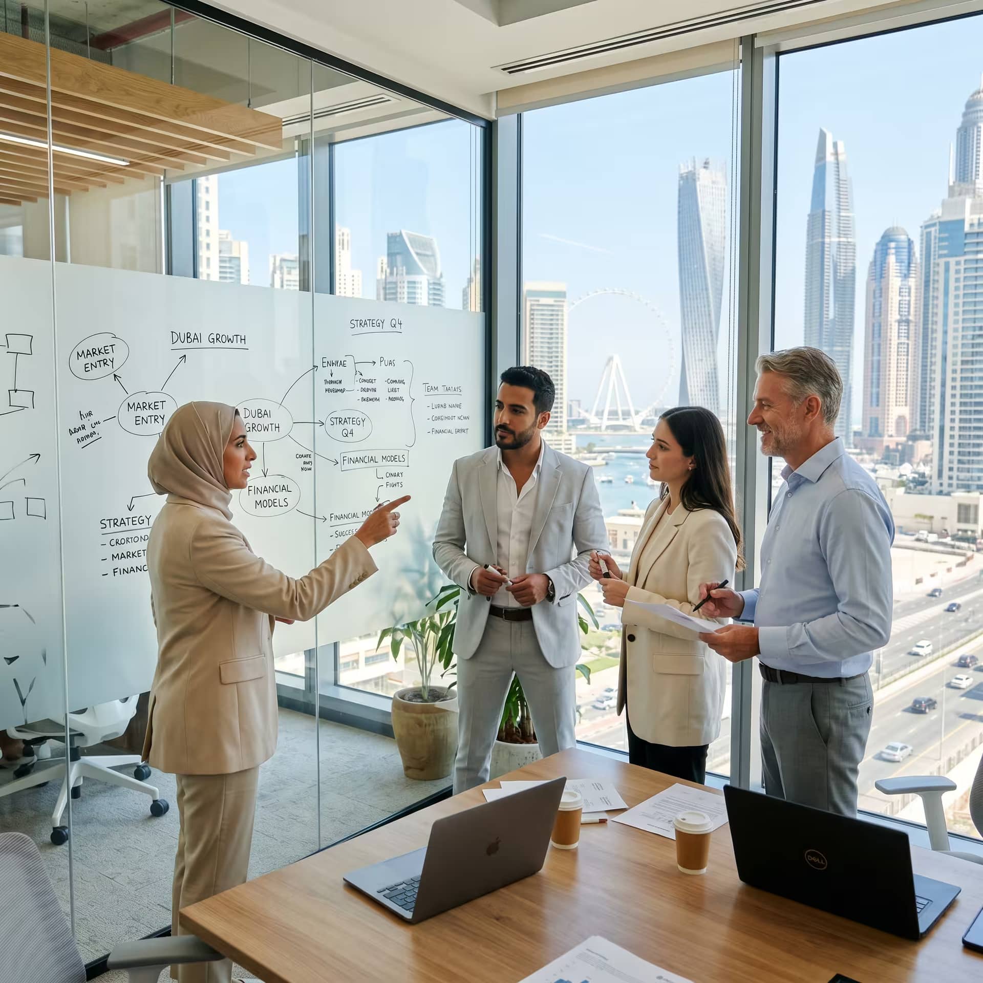 Business setup advisory meeting in Dubai