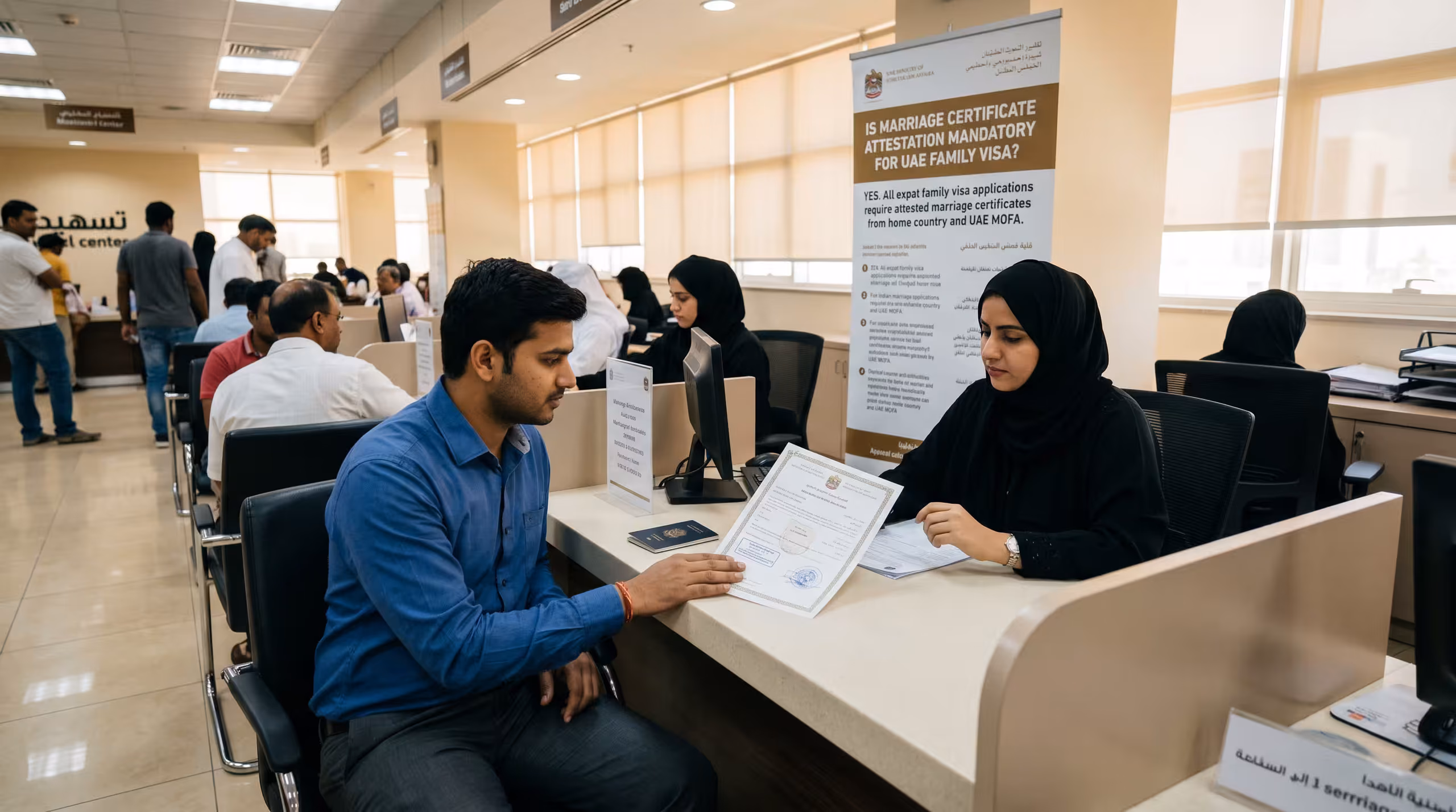 Get insights on Is Marriage Certificate Attestation Mandatory for UAE Family Visa from takweenadvisory.ae