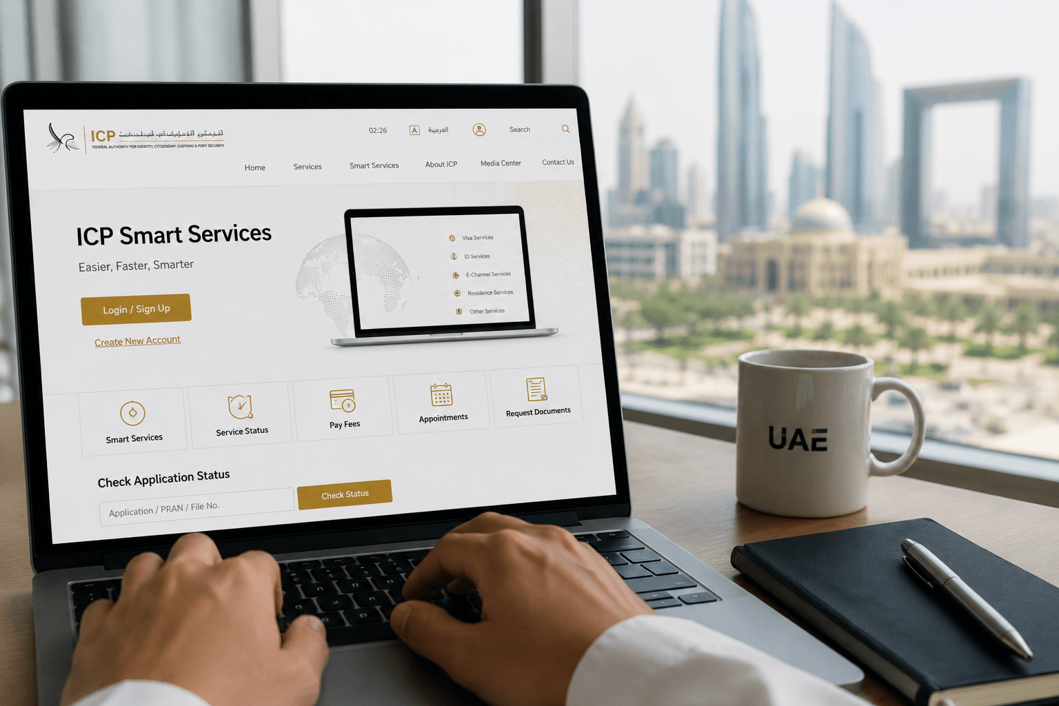 Get insights on How to Use ICP Smart Services UAE – Login, Status Checks 2026 Updates from takweenadvisory.ae